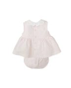 Babyjurk met broekje roze