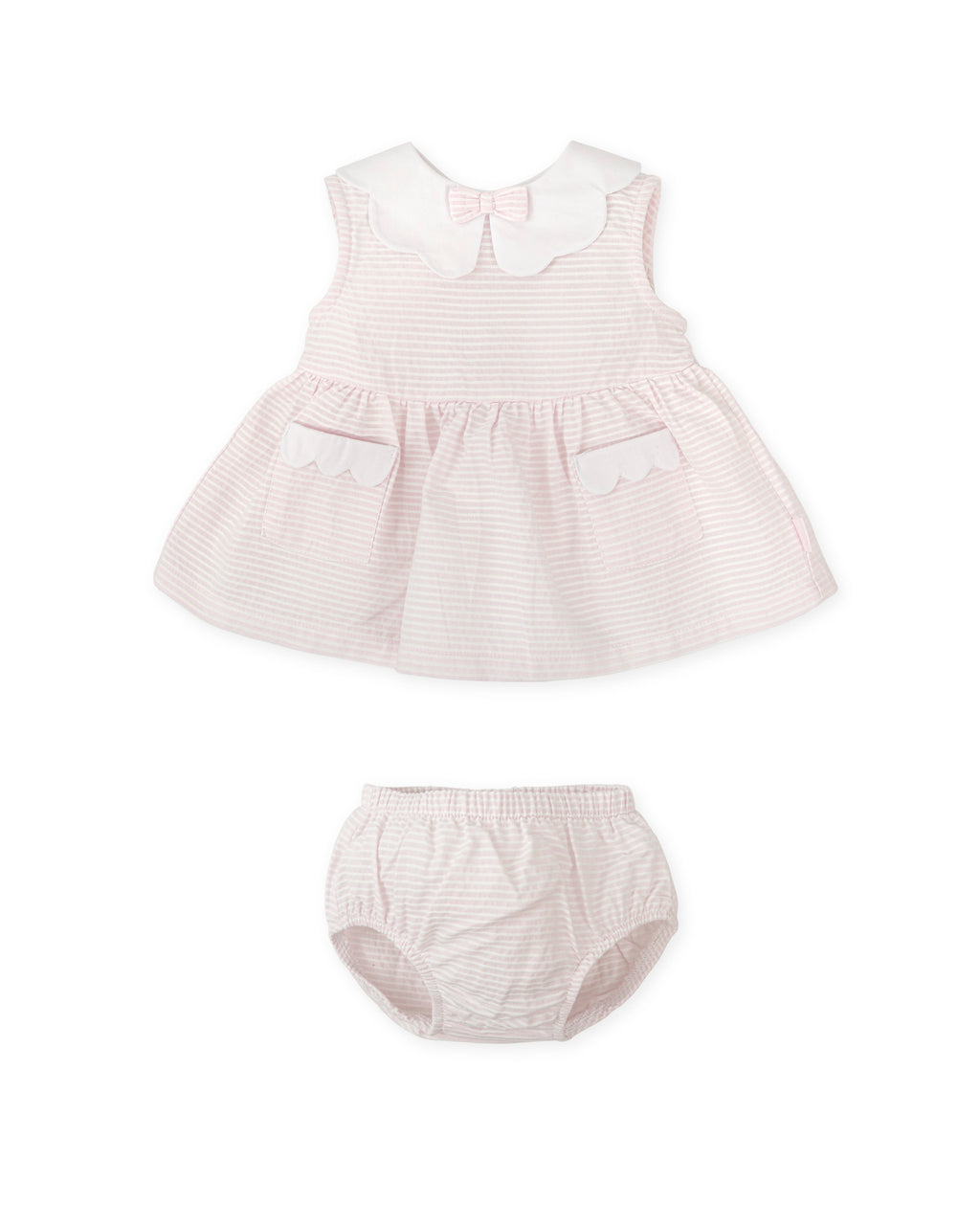 Babyjurk met broekje roze