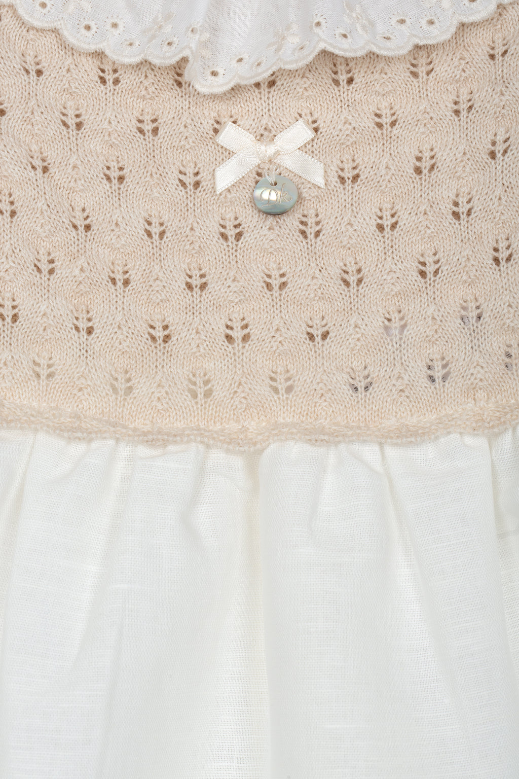 Jurkje met onderbroekje beige/off-white