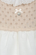 Jurkje met onderbroekje beige/off-white