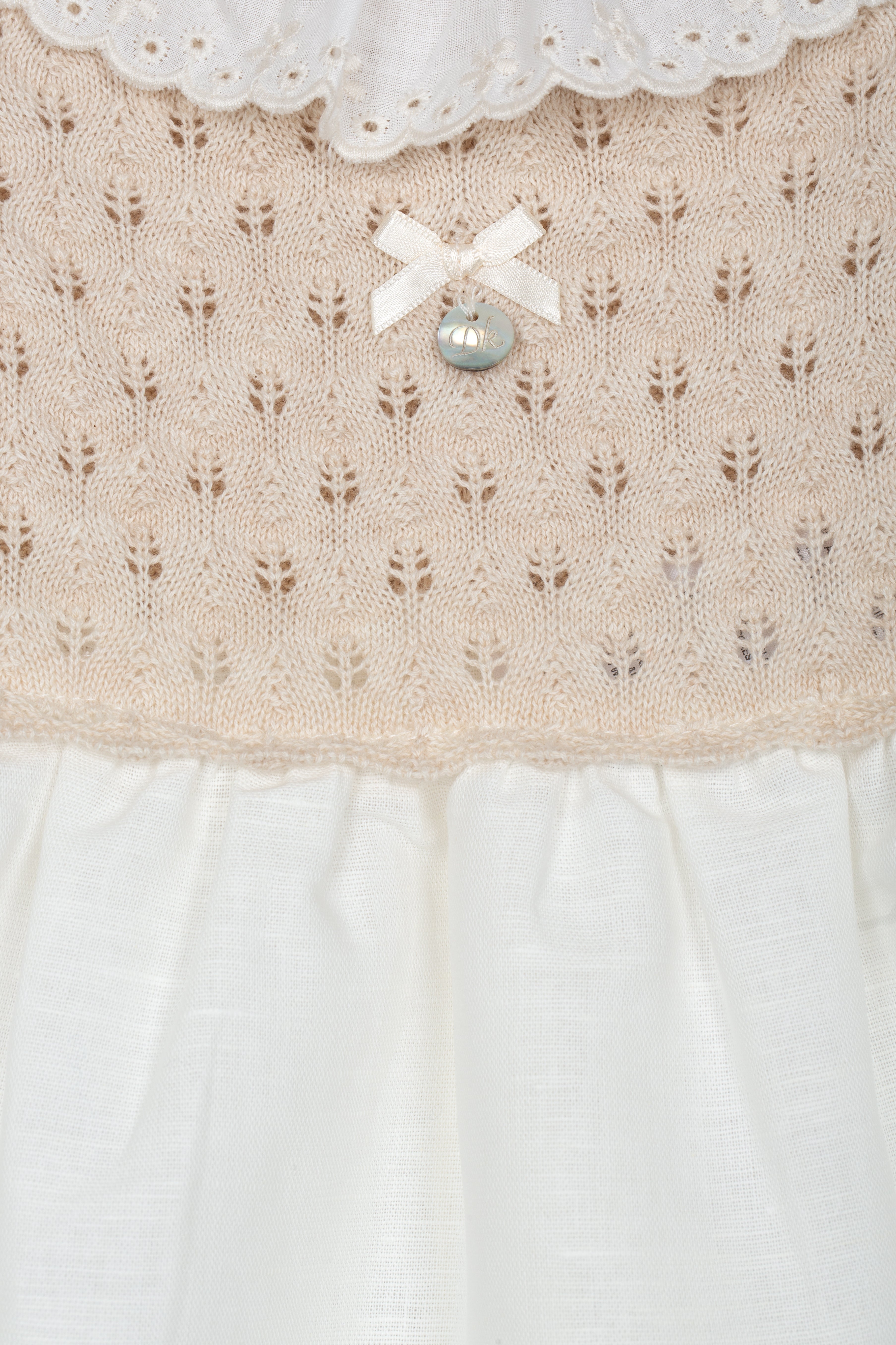 Jurkje met onderbroekje beige/off-white