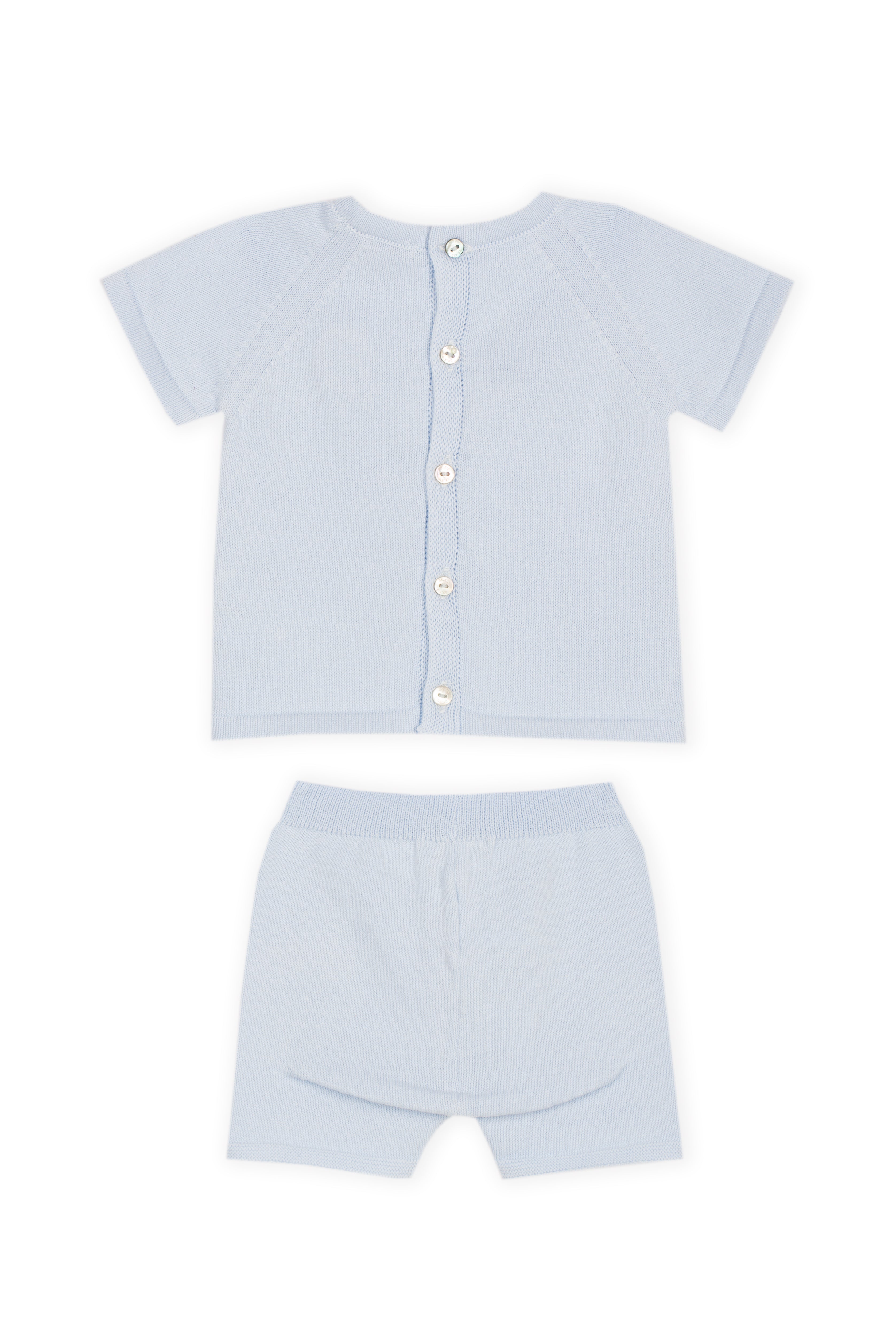 Newborn set konijn blauw