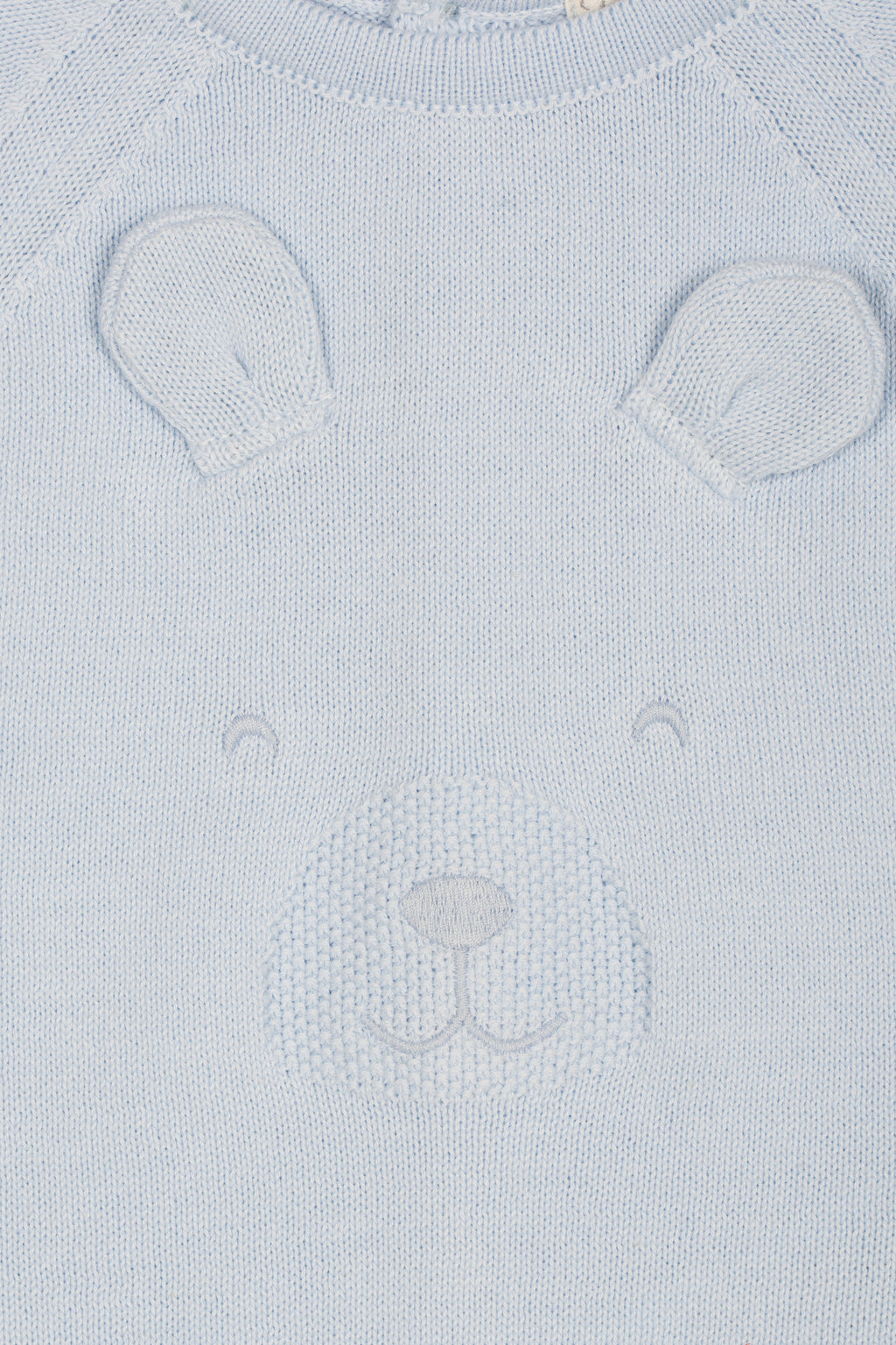 Newborn set beer blauw baby Dr. Kid detail print