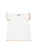 Top + korte broek oranje