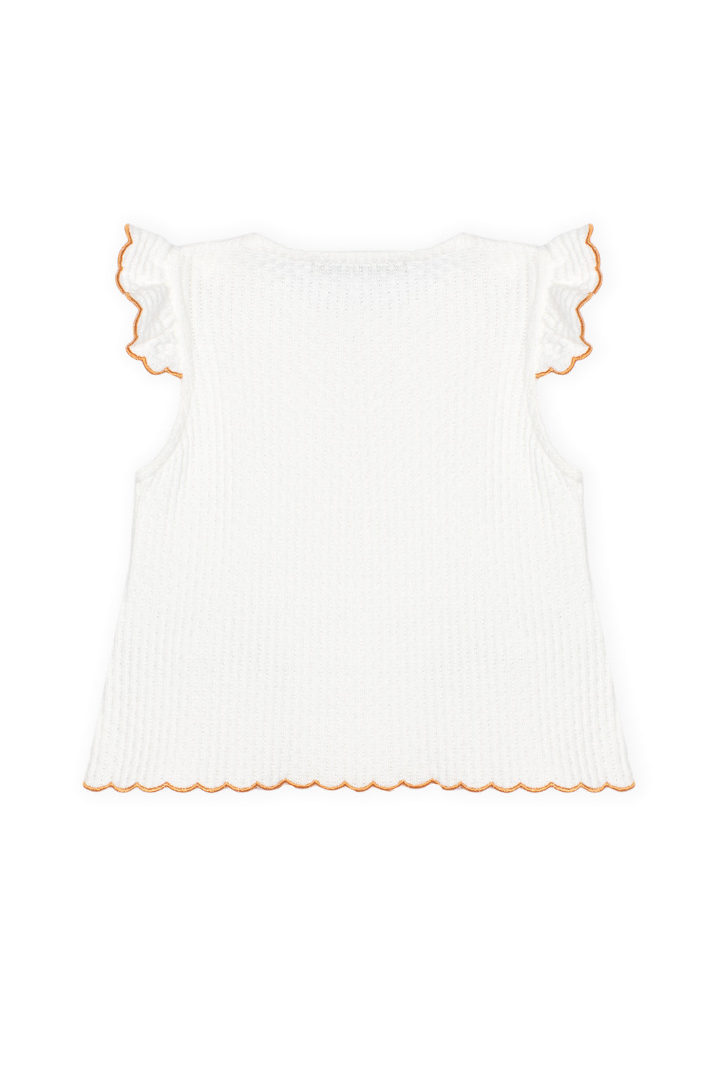 Top + korte broek oranje