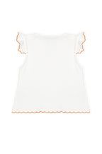 Top + korte broek oranje