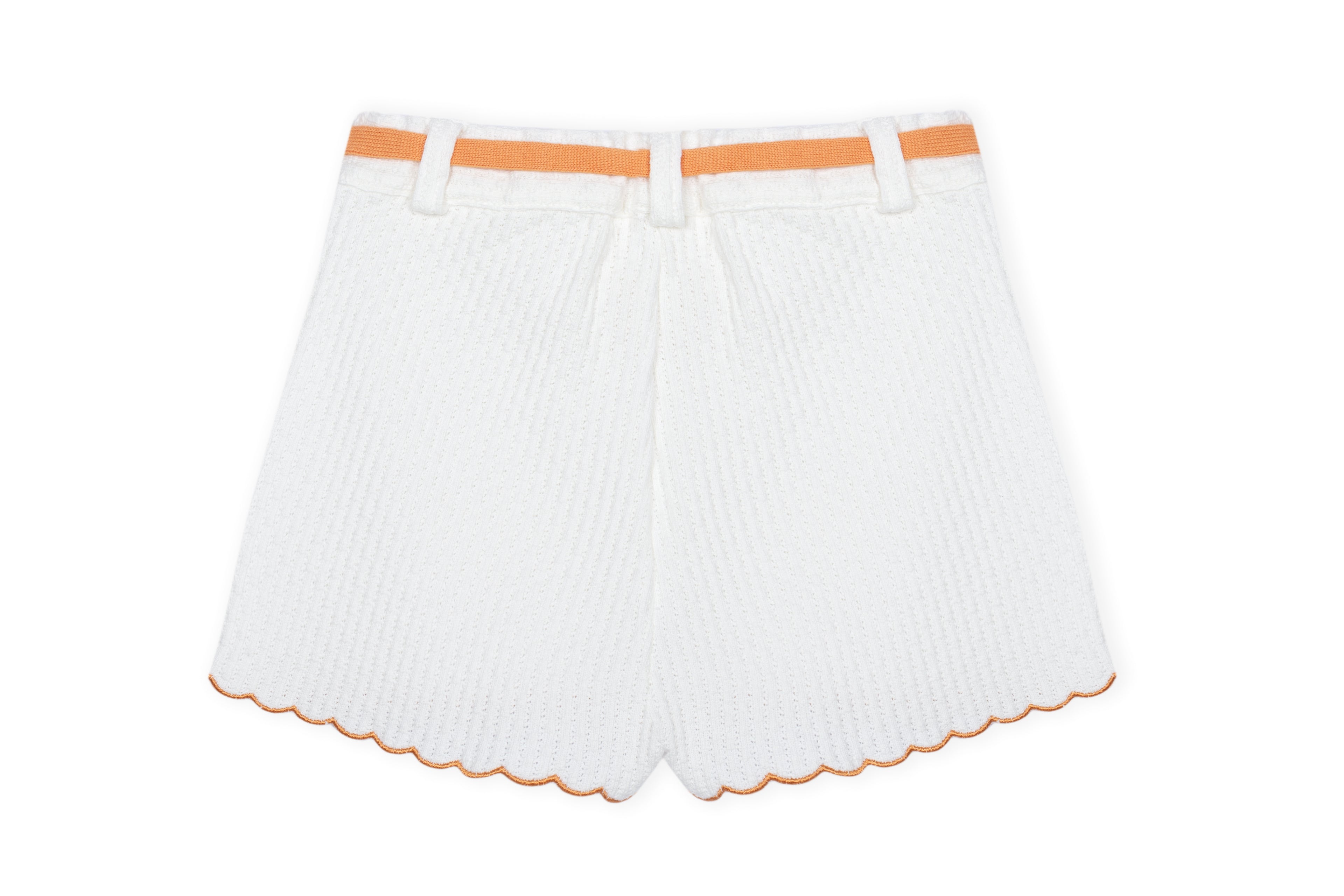 Top + korte broek oranje