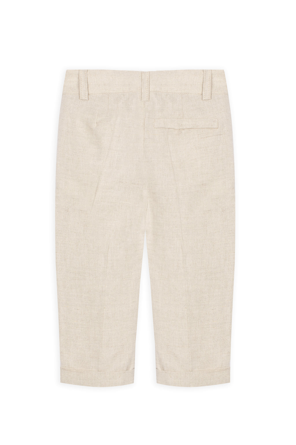 Beige linnen broek
