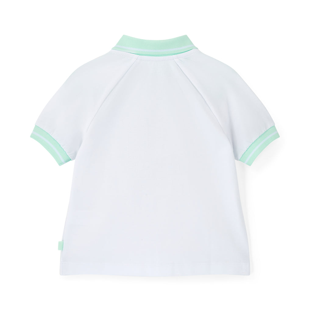 Polo set Oakland short Mitch&Son detail zakken en afwerking