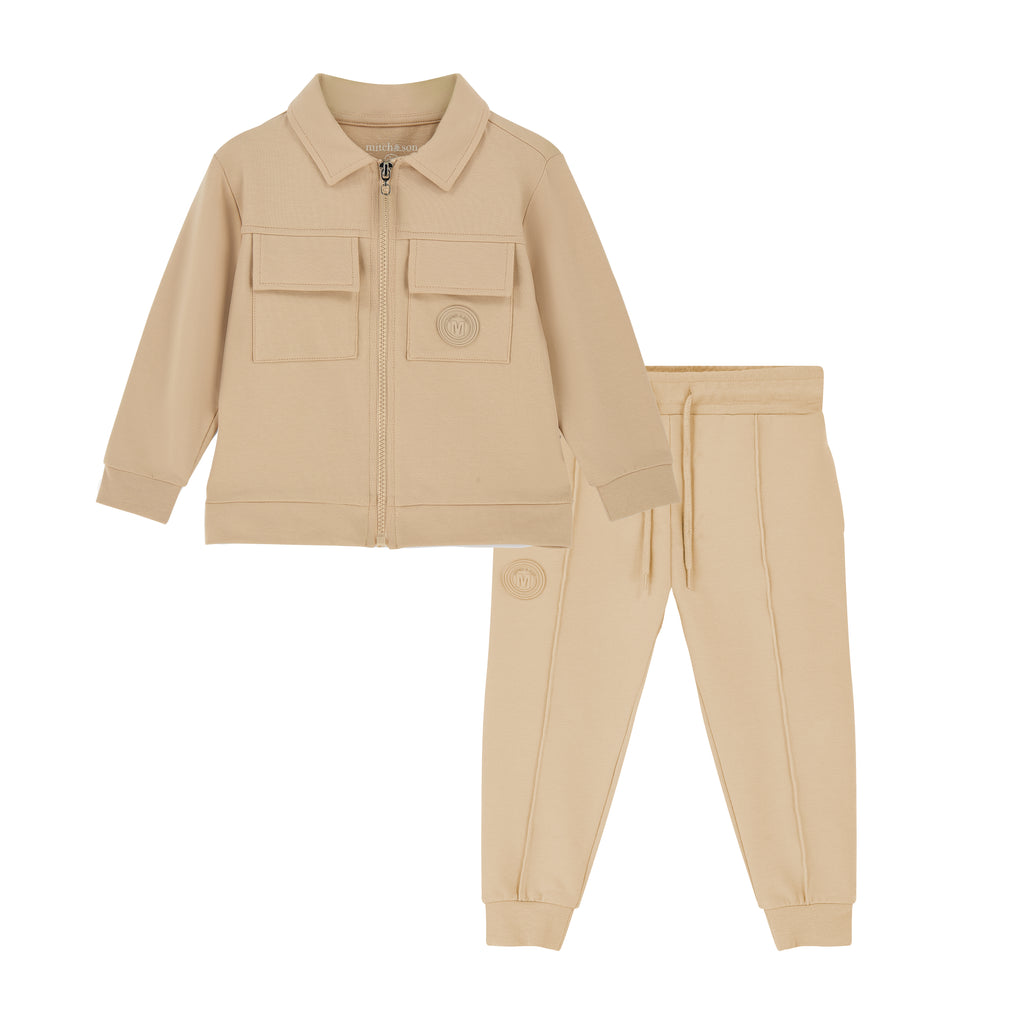 Set Princeton jongens overshirt en jogger complete outfit Mitch&Son