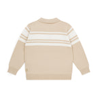 Mitch & Son Polo-sweater Travis Beige Achterkant – Art. MS26421