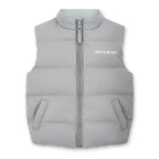 Mitch & Son Bodywarmer Tristan Grijs Voorkant – Gewatteerd, Rits & Logo | Art. MS26503