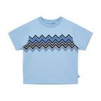 Mitch & Son Wallace T-shirt jongens navy voorkant MS26611